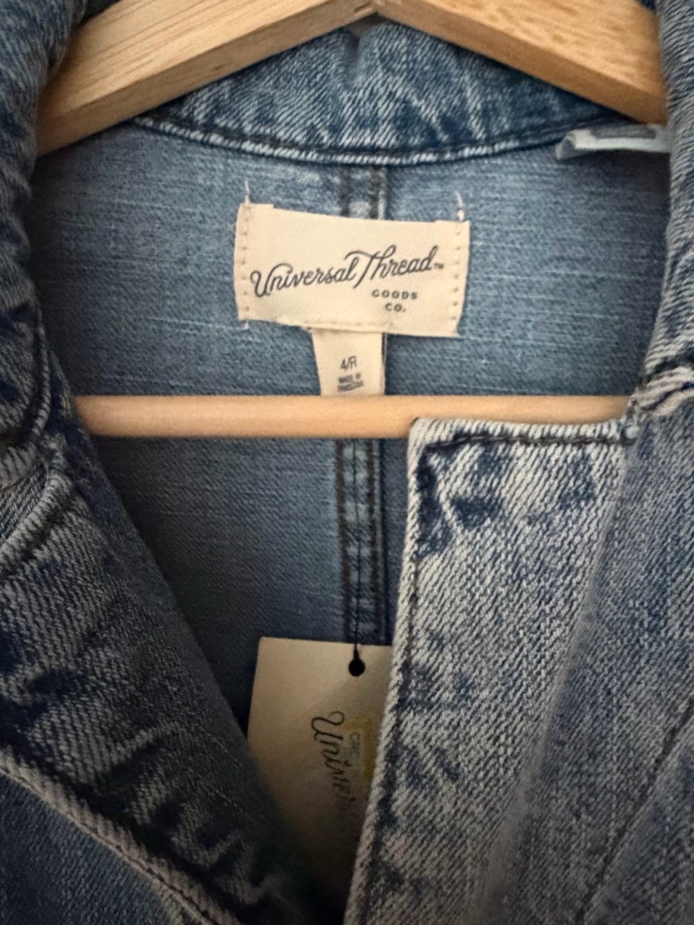 Universal Thread Denim Jumpsuit Utility Wide Leg Blue NWT - Picture 5 of 10